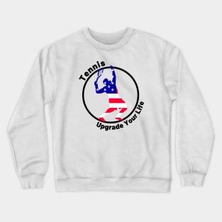 US Open Tennis USA Flag Silhouette Crewneck Sweatshirt